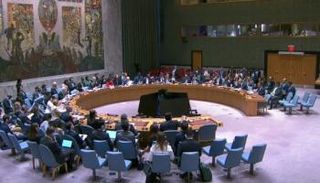 من جلسة سابقة لمجلس الأمن الدولي