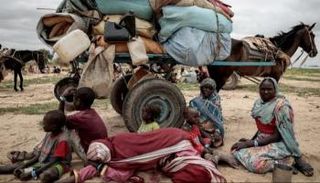 نازحون سودانيون