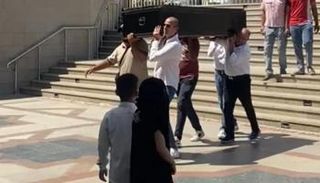 تشييع جنازة شقيقة أحمد صيام