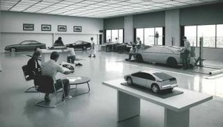 أستوديو تصميم سيارات نيسان