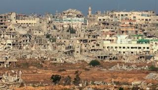 آثار الدمار في قطاع غزة