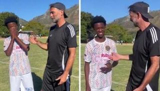 يورغن كلوب ومشجع يونايتد الصغير