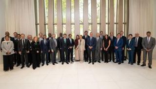 جانب من مشاركة الإمارات باجتماع رفيع المستوى لكبار الرؤساء التنفيذيين العالميين