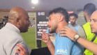 انفعال ياسر إبراهيم.. قصة أزمة رجل مباراة الأهلي وحرس الحدود (فيديو)