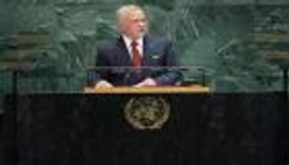 العاهل الأردني أمام الأمم المتحدة: لا سلام دون حل الدولتين