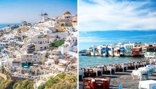 سانتوريني وميكونوس