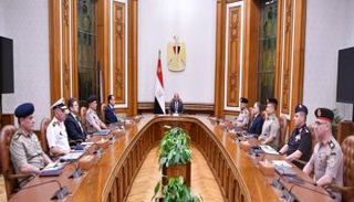 السيسي خلال اجتماعه بقيادات أمنية
