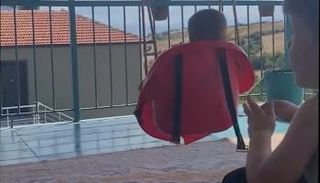 طفل تركي يوجّه سلامه للكعبة