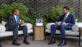 الشيخ شخبوط بن نهيان آل نهيان يلتقي مع رئيس مفوضية الاتحاد الأفريقي