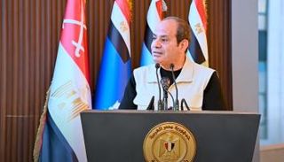 الرئيس المصري عبدالفتاح السيسي خلال كلمته