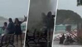 «سيلفي الموت».. اعتقال امرأتين بسبب صورة خلال إعصار «راغاسا»