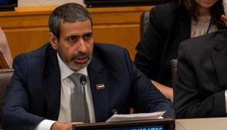 سلطان الشامسي مساعد وزير الخارجية الإماراتي لشؤون التنمية والمنظمات الدولية