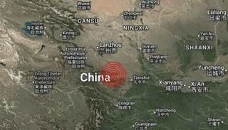 موقع الزلزال