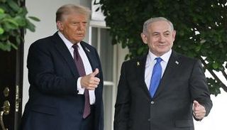 دونالد ترامب وبنيامين نتنياهو