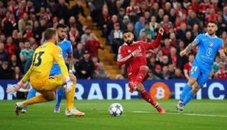 محمد صلاح أمام أتلتيكو مدريد