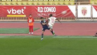 من مباراة ليون وموناكو