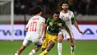 من مباراة تونس ومالي في كأس أمم أفريقيا