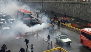 جانب من احتجاجات سابقة في إيران