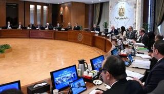 جانب من اجتماع مجلس الوزراء المصري