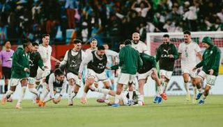 فرحة منتخب الجزائر