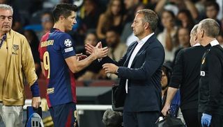 الألماني هانز فليك وروبرت ليفاندوفسكي