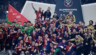 برشلونة بطل السوبر الإسباني 2025