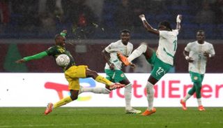 من مباراة مالي والسنغال