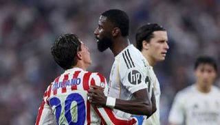 من ديربي ريال مدريد وأتلتيكو مدريد