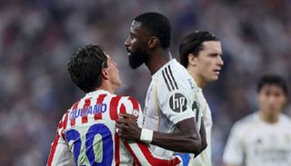 من ديربي ريال مدريد وأتلتيكو مدريد