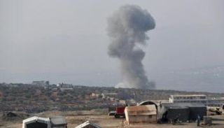 قصف أمريكي سابق في سوريا