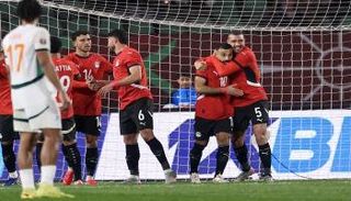 من مباراة مصر وكوت ديفوار
