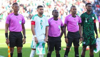 من مباراة الجزائر ونيجيريا