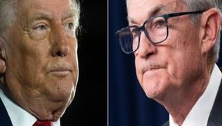 جيروم باول ودونالد ترامب - أ ف ب