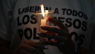 وقفة في كاراكاس للمطالبة بالإفراج عن سجناء سياسيين