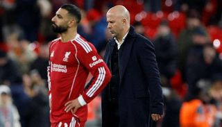 محمد صلاح وأرني سلوت