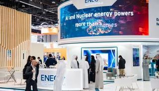 جناح شركة الإمارات للطاقة النووية في أسبوع أبوظبي للاستدامة