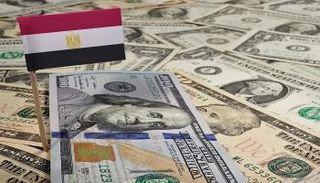 الدولار الأمريكي وعلم مصر