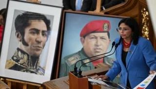 الرئيسة الفنزويلية الانتقالية ديلسي رودريغيز 