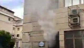 حريق معهد خدمة اجتماعية في الإسكندرية