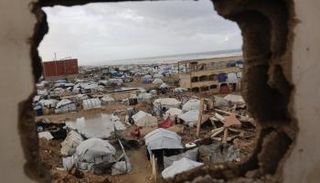 خيام اللاجئين في غزة - أ.ف.ب