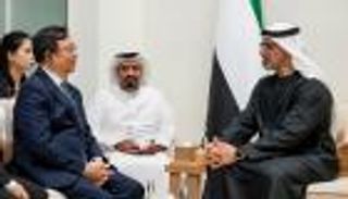  ولي عهد أبوظبي يلتقي الرئيس التنفيذي لشركة &laquo;BYD&raquo;