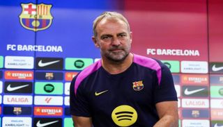 هانز فليك مدرب برشلونة