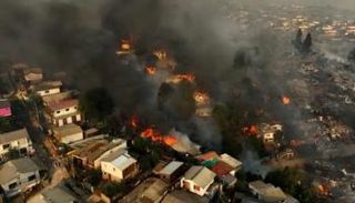 حرائق جنوب تشيلي