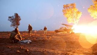 الجيش السوري يطلق صاروخًا باتجاه قوات 