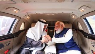 رئيس دولة الإمارات ورئيس وزراء الهند