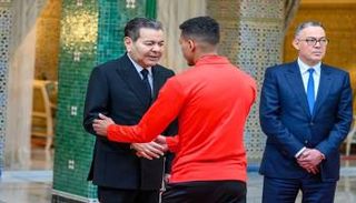 استقبال رسمي لمنتخب المغرب