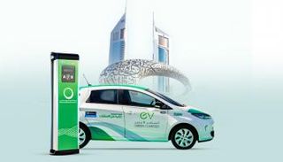 نقاط الشحن الأخضر في دبي