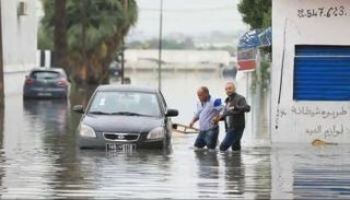 أمطار كثيفة في تونس