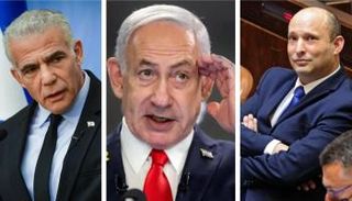 بينيت ونتنياهو ولابيد