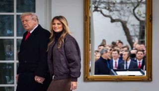 ميلانيا ترامب تحتفل بذكرى تنصيب زوجها